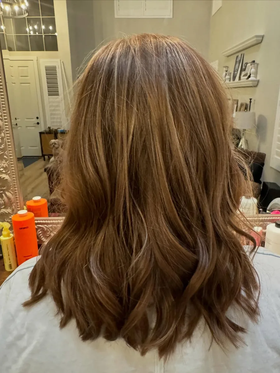 Full head highlights with warm toning — Hair by Shae, Anthem Arizona